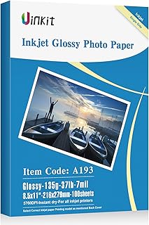 Uinkit Glossy Flyer Paper 8.5x11