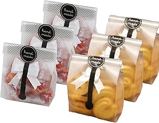 SAILING-GO 100 pcs./Pack Plastic Bags for Bakery Party