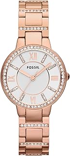 Fossil Virginia Women's Watch with Crystal Accents