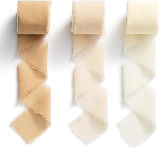 MORSUNBELA Chiffon Ribbon 1.5