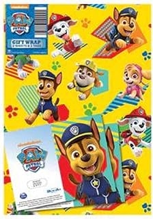 Paw Patrol Wrapping Paper 4 Sheets