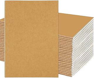 24Pack A5 Blank Notebooks – 60 Pages – Unlined J