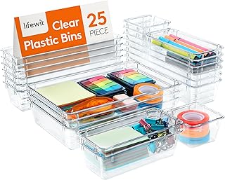 Lifewit 25 PCS Drawer Organiser Set