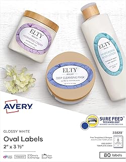 Avery Oval Labels, 2