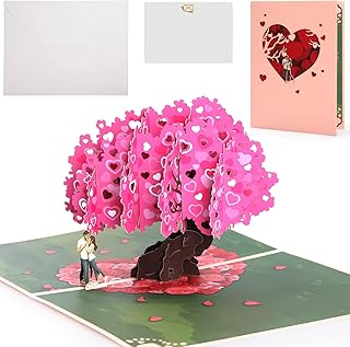 Pop Up Valentine's Day Card, 3D Greeting Cards for Kids