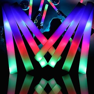 Jiahz Glow Sticks Bulk, 32 PCS Foam Sticks