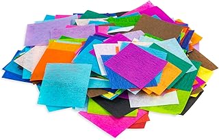 Hygloss Bleeding Tissue Paper Squares 1-Inch,