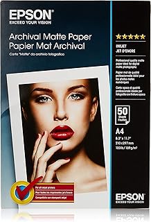 Epson A4 Archival Matte Paper - 50 Sheets