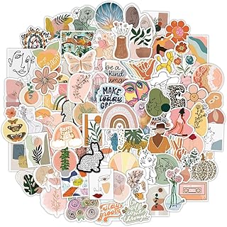 110Pcs Retro Aesthetic Boho Stickers