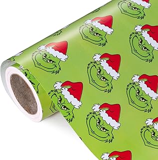 WRAPAHOLIC Funny Christmas Wrapping Paper - Mini Roll