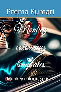 Monkey coloring pages