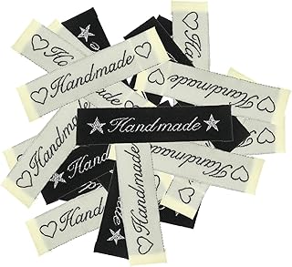 200PCS Handmade Fabric Labels Garment Tags