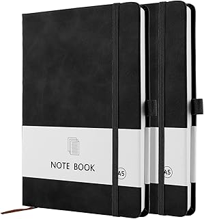 2 Pack A5 Lined Journal Notebook