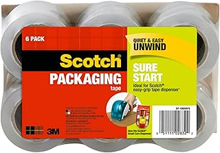 Scotch Sure Start Packaging Tape, 1.88