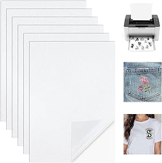 Pack of 6 A4 Water Soluble Printable Embroidery Templates