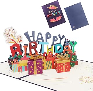 FYY 3D Pop Up Birthday Gift Card