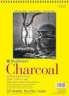Strathmore 300 Series Charcoal Paper Pad, 9x12