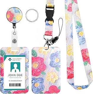 Hianjoo Retractable Badge Holder with Lanyard