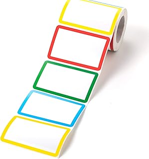 300 Adhesive Name Tag Labels, 3.5