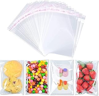 200 PCS Clear Cookie Bags