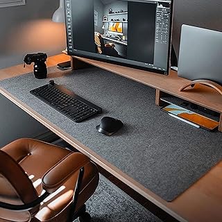 DAWNTREES Large Felt Desk Pad