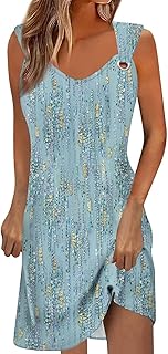 Women's Plus Size Summer Slip Sun Dress