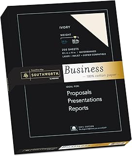 Southworth 100% Cotton Business Paper, 8.5″ x