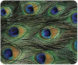 Peacock Print Mouse Pad - Wildlife Bird Theme Design