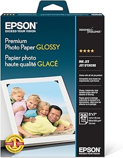 Epson Premium Photo Paper Glossy 5x7 (20 Sheets)