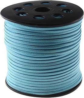 ZKC 3mm x100 Yards Sky Blue Suede Cord