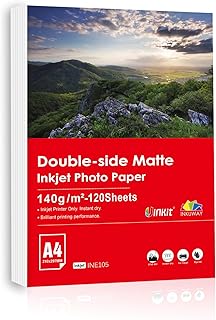 INKUWAY A4 Thin Matt Photo Paper 120sheets Double Sided
