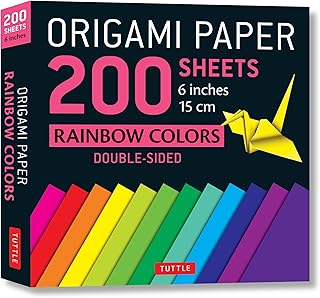 Tuttle Origami Paper 200 sheets Rainbow Colors 6