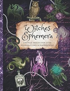 Vintage Witches Ephemera for Junk Journals