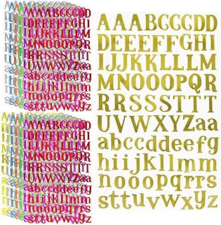 14 Pieces Colorful Letter Stickers for DIY Scrapbook Birthday Cards
