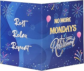 Jumbo Retirement Card, 11x17.3in