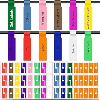 Hianjoo Cable Cord Labels
