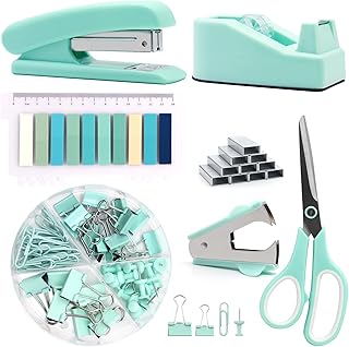 Teal Desk Accessories Set for Women