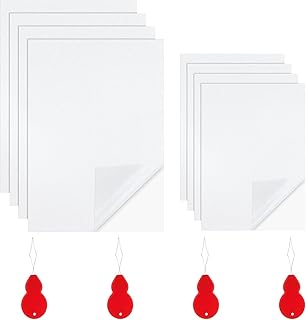 Printable Water Soluble Embroidery Fleece Pack of 8