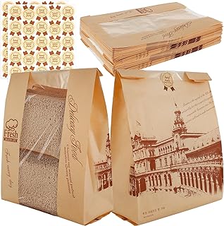 50Pcs Paper Bread Bags for Sourdough Bread
