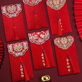 6 Pcs Red Envelopes