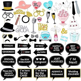 Nextin Wedding Photobooth Props Kit