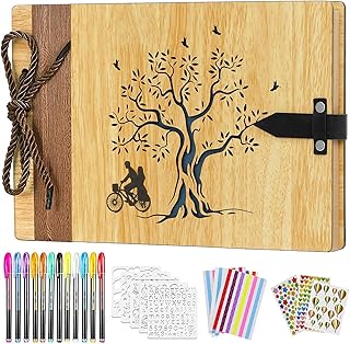 Wooden Photo Album Scrapbook