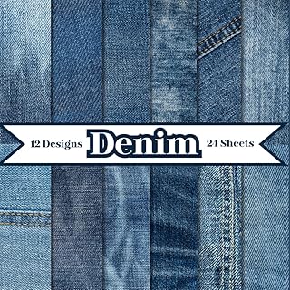 Denim Scrapbook Paper Craft Pad