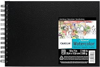 Canson Montval Watercolor Paper Pad, 10×7 inches,