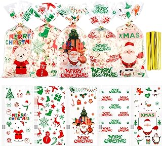 200 Pack Christmas Treat Bags