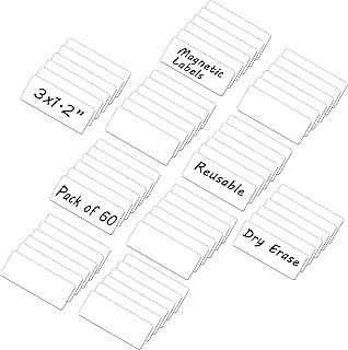 60 Magnetic Dry Erase Labels: 3
