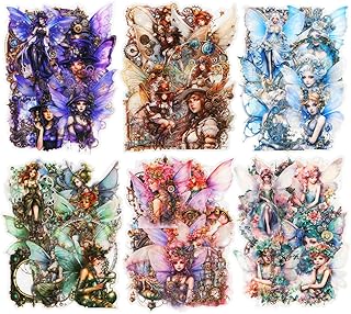 AuriicLeaf Steampunk Elf Sticker Set, 120PCS