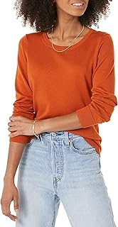 Amazon Essentials Women's Long-Sleeve Crewneck
