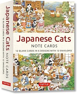 Japanese Cats Note Cards