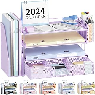 OPNICE Desk Organizer with Drawer and Pen Holder